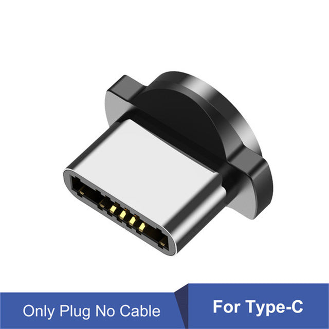 540° Rotating LED Magnetic Fast Charging Cable - USB-C / Micro / iPhone