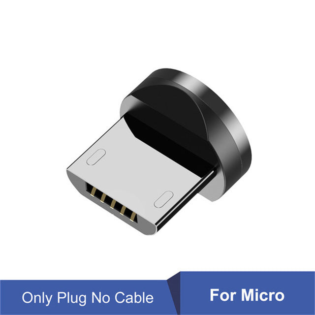 540° Rotating LED Magnetic Fast Charging Cable - USB-C / Micro / iPhone